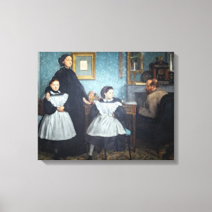 Edgar Degas - The Bellelli Family Canvas Print
