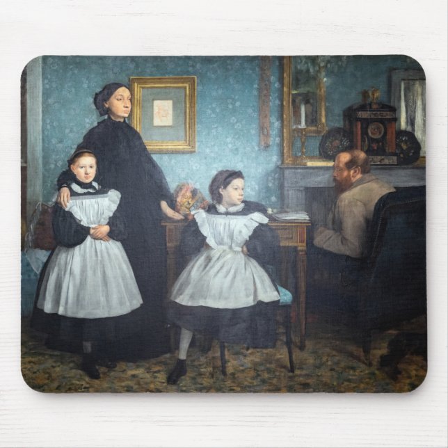 Edgar Degas - The Bellelli Family Mouse Mat (Front)