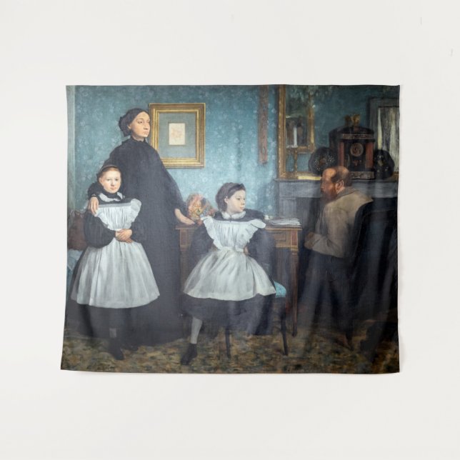 Edgar Degas - The Bellelli Family Tapestry (Front (Horizontal))