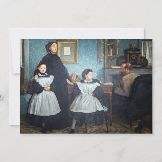 Edgar Degas - The Bellelli Family Thank You Card (Front)