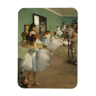 Edgar Degas-The dance class 1874 Magnet
