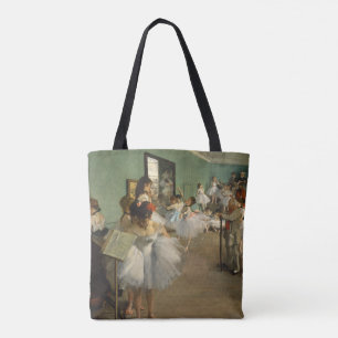 Edgar Degas-The dance class 1874 Tote Bag