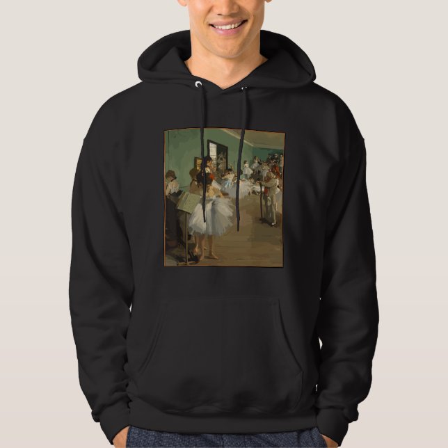 Edgar Degas The Dance Class Ballet Impressionism A Hoodie (Front)