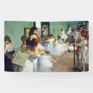 Edgar Degas - The Dance Class Banner