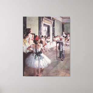 Edgar Degas The Dance Class  Canvas Print