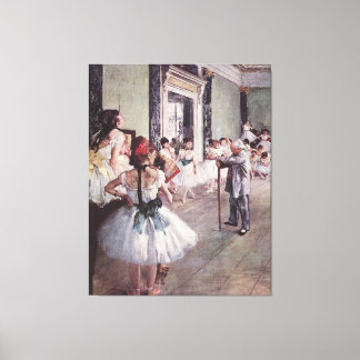 Edgar Degas The Dance Class Canvas Print