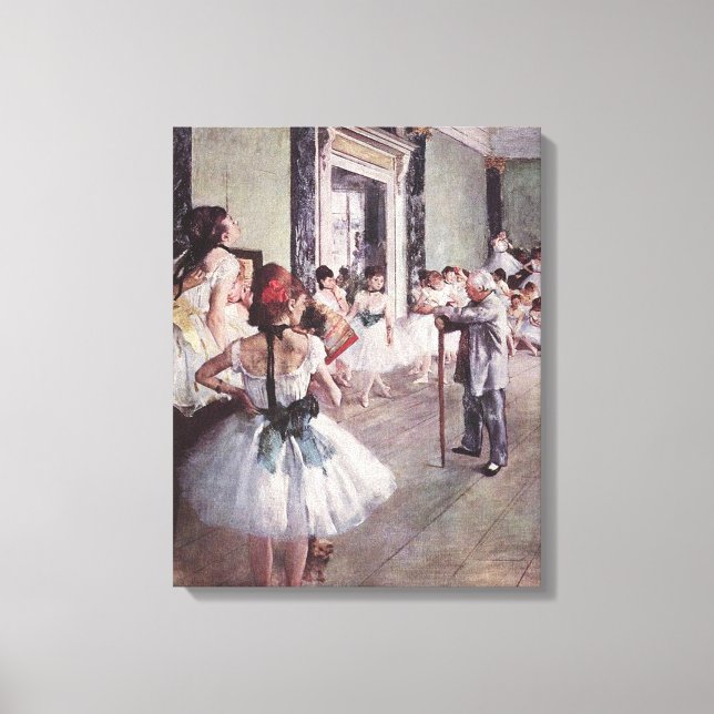 Edgar Degas The Dance Class  Canvas Print (Front)