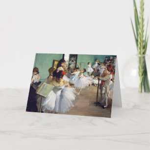 Edgar Degas - The Dance Class Card