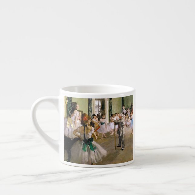 Edgar Degas The Dance Class Espresso Cup (Left)