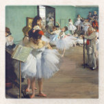 Edgar Degas - The Dance Class Glass Coaster<br><div class="desc">The Dance Class / La classe de danse - Edgar Degas in 1874</div>