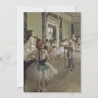 Edgar Degas - The Dance Class Invitation