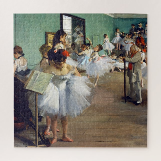 Edgar Degas - The Dance Class Jigsaw Puzzle (Vertical)