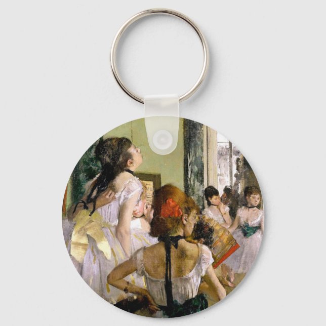 Edgar Degas The Dance Class Key Ring (Front)
