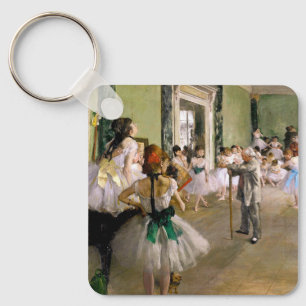 Edgar Degas The Dance Class Key Ring