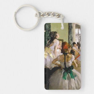 Edgar Degas The Dance Class Key Ring