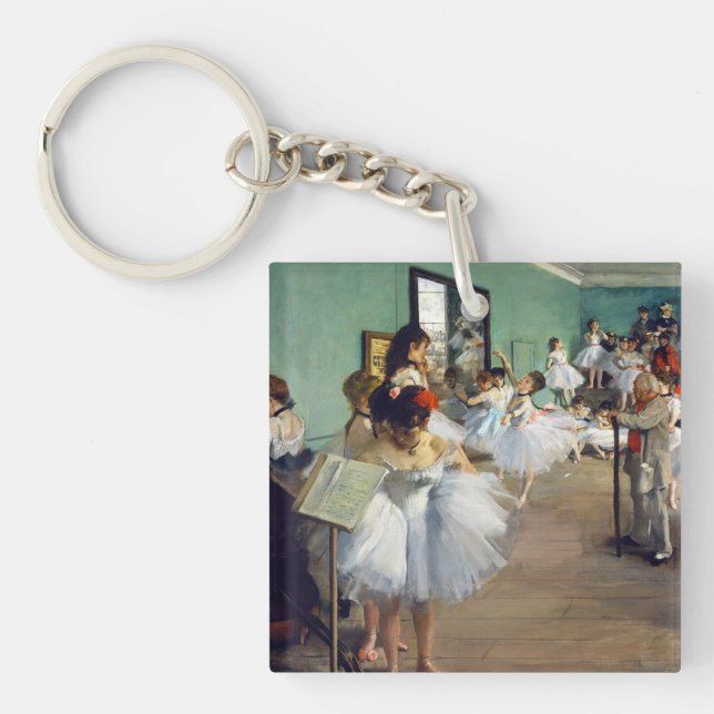 Edgar Degas - The Dance Class Key Ring (Front)
