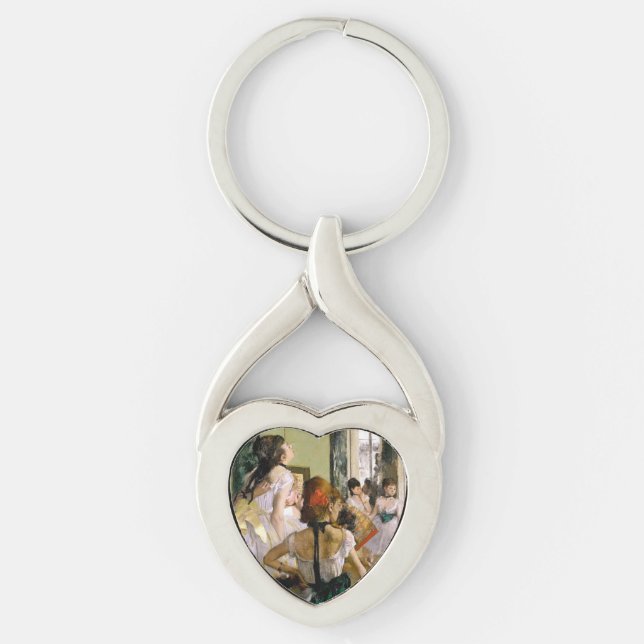 Edgar Degas The Dance Class Key Ring (Front)