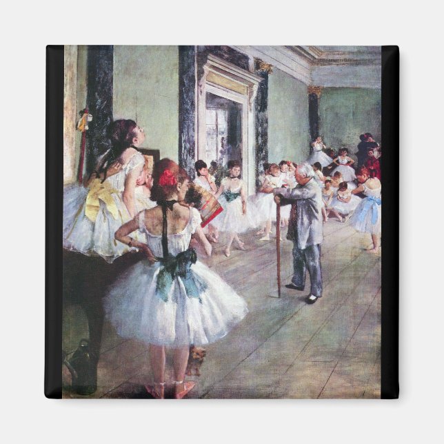 Edgar Degas - The dance class Magnet (Front)