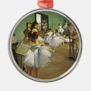 Edgar Degas The Dance Class Metal Tree Decoration