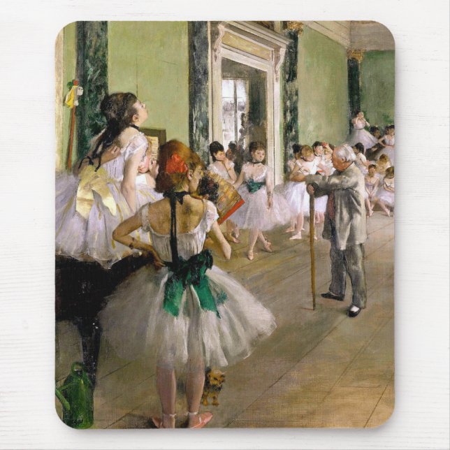 Edgar Degas The Dance Class Mouse Mat (Front)