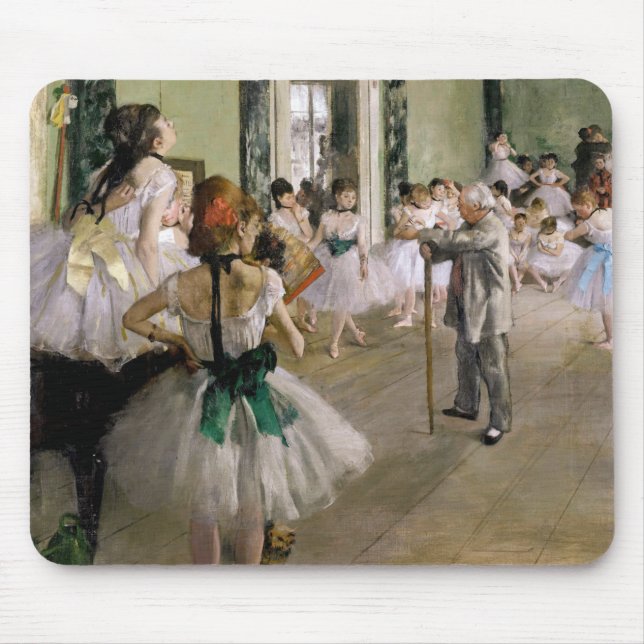 Edgar Degas - The Dance Class Mouse Mat (Front)