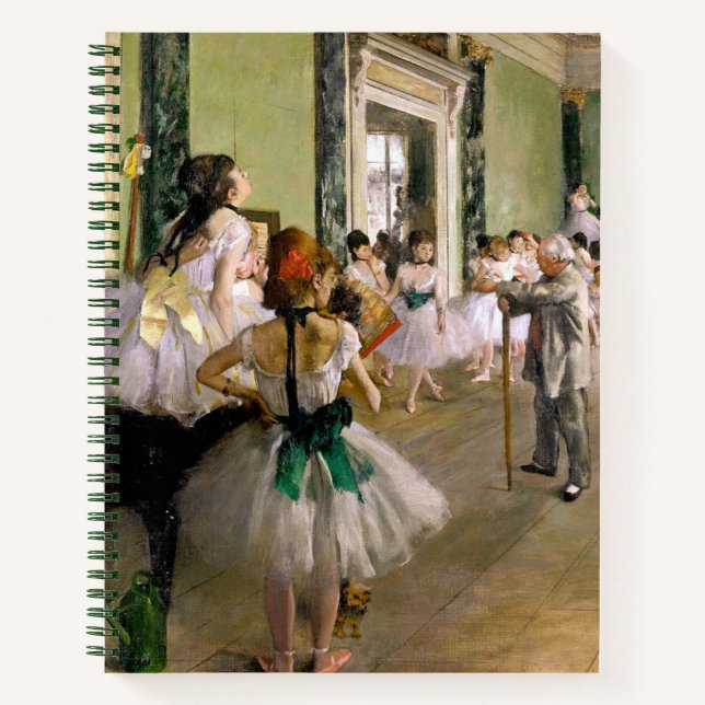 Edgar Degas The Dance Class Notebook (Front)