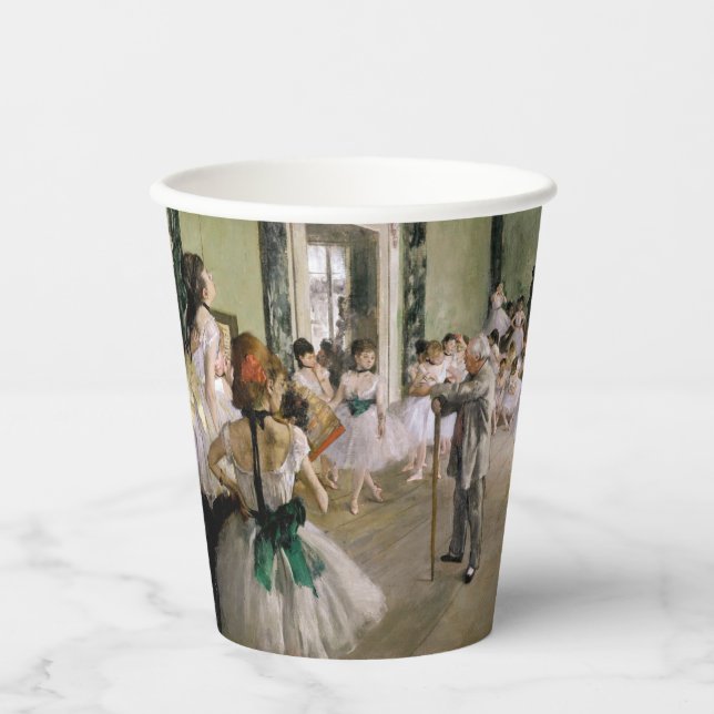 Edgar Degas - The Dance Class Paper Cups (Front)