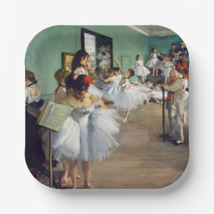 Edgar Degas - The Dance Class Paper Plate