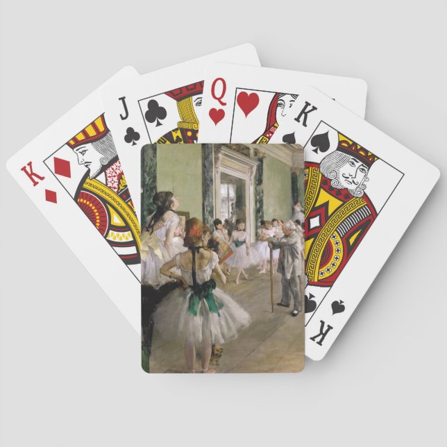 Edgar Degas - The Dance Class Playing Cards (Back)