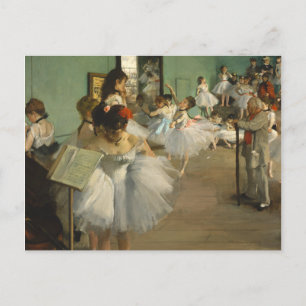 Edgar Degas The Dance Class Postcard