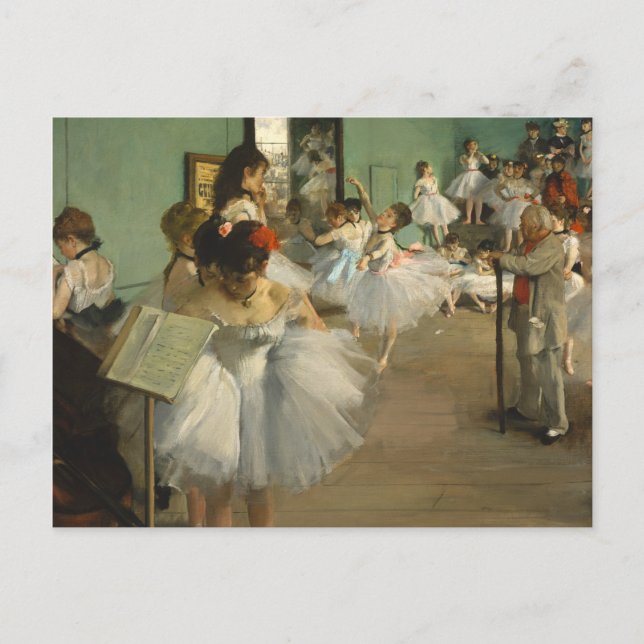 Edgar Degas The Dance Class Postcard (Front)