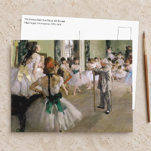 Edgar Degas - The Dance Class Postcard