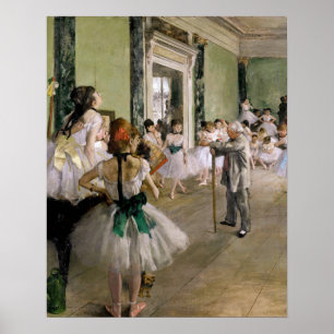 Edgar Degas - The Dance Class Poster