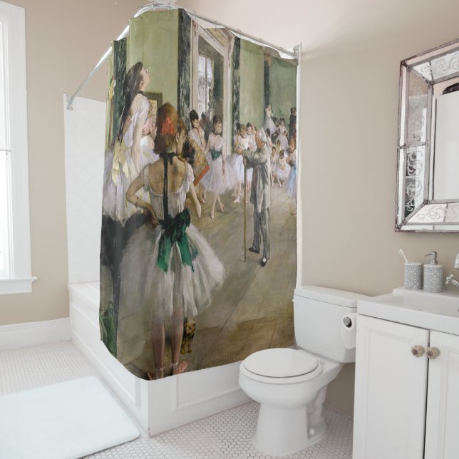 Edgar Degas - The Dance Class Shower Curtain (In Situ)
