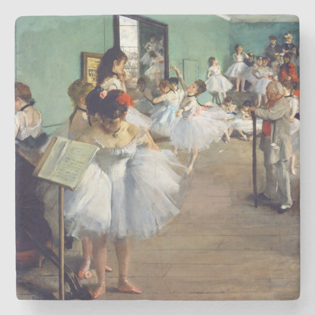 Edgar Degas - The Dance Class Stone Coaster (Front)