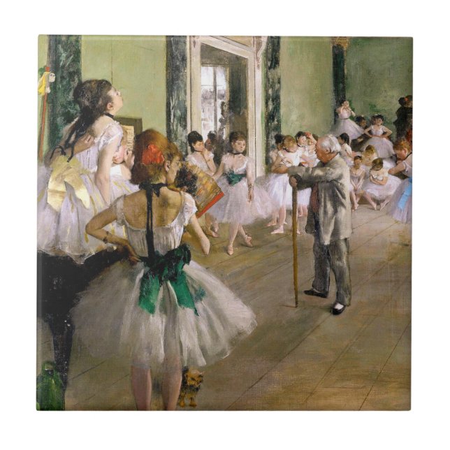 Edgar Degas The Dance Class Tile (Front)