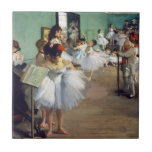 Edgar Degas - The Dance Class Tile<br><div class="desc">The Dance Class / La classe de danse - Edgar Degas in 1874</div>