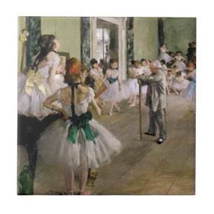 Edgar Degas - The Dance Class Tile