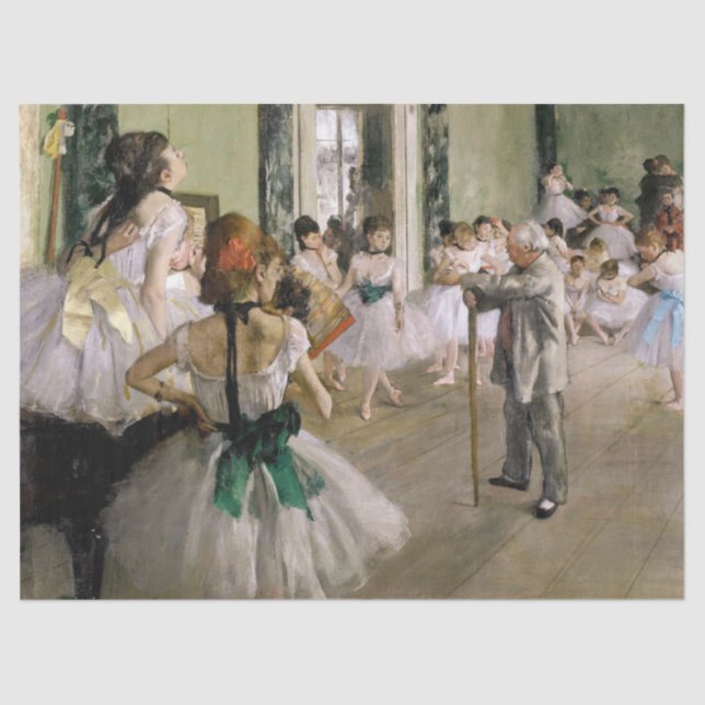 Edgar Degas - The Dance Class Tissue Paper (Front)