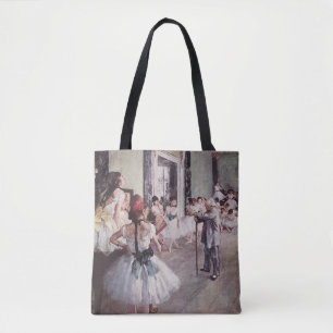 Edgar Degas The Dance Class  Tote Bag
