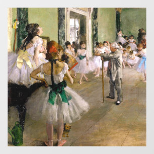 Edgar Degas The Dance Class Window Cling
