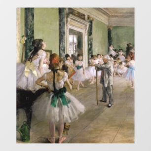 Edgar Degas - The Dance Class Window Cling