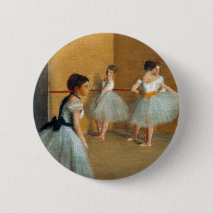 Edgar Degas The Dance Foyer at the Opera 6 Cm Round Badge