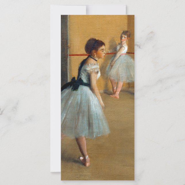 Edgar Degas The Dance Foyer at the Opera Card (Front)