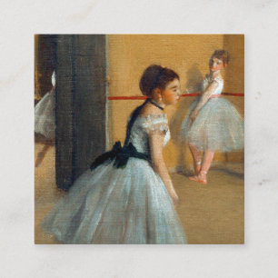 Edgar Degas The Dance Foyer at the Opera Enclosure Card