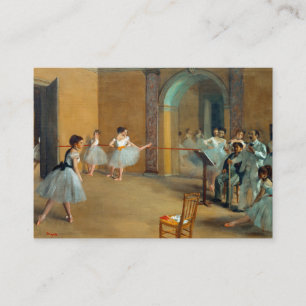 Edgar Degas The Dance Foyer at the Opera Enclosure Card
