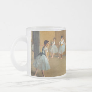 Edgar Degas The Dance Foyer at the Opera Frosted Glass Coffee Mug