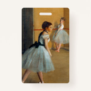 Edgar Degas The Dance Foyer at the Opera ID Badge
