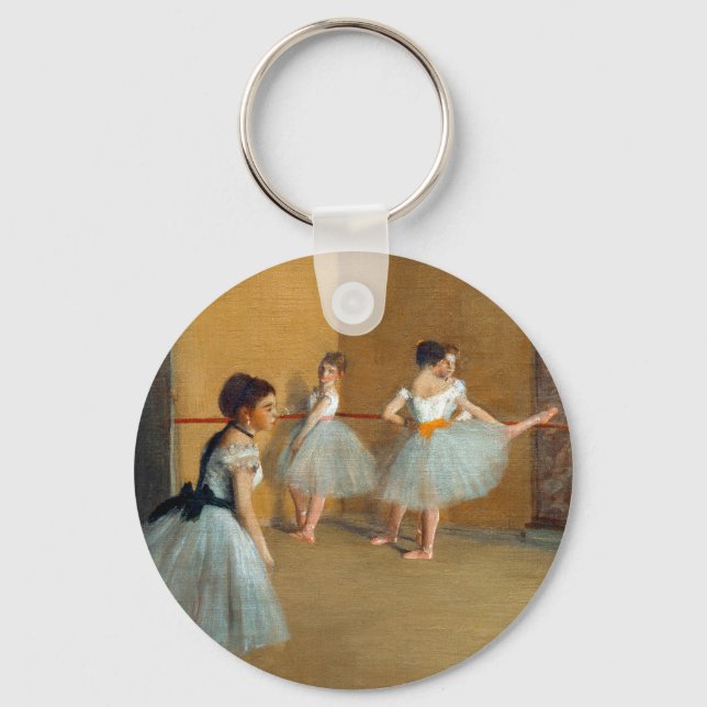 Edgar Degas The Dance Foyer at the Opera Key Ring (Front)