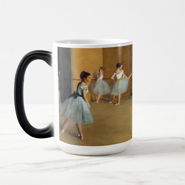 Edgar Degas The Dance Foyer at the Opera Magic Mug (Left)